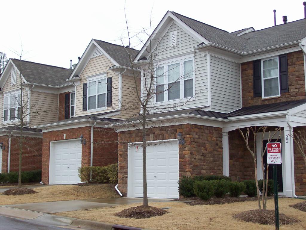 McC at the Park Townhome Streetscape